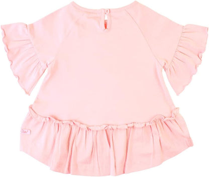 Rufflebutts® Baby/Toddler Girls Pink Mia Top - 3-6M