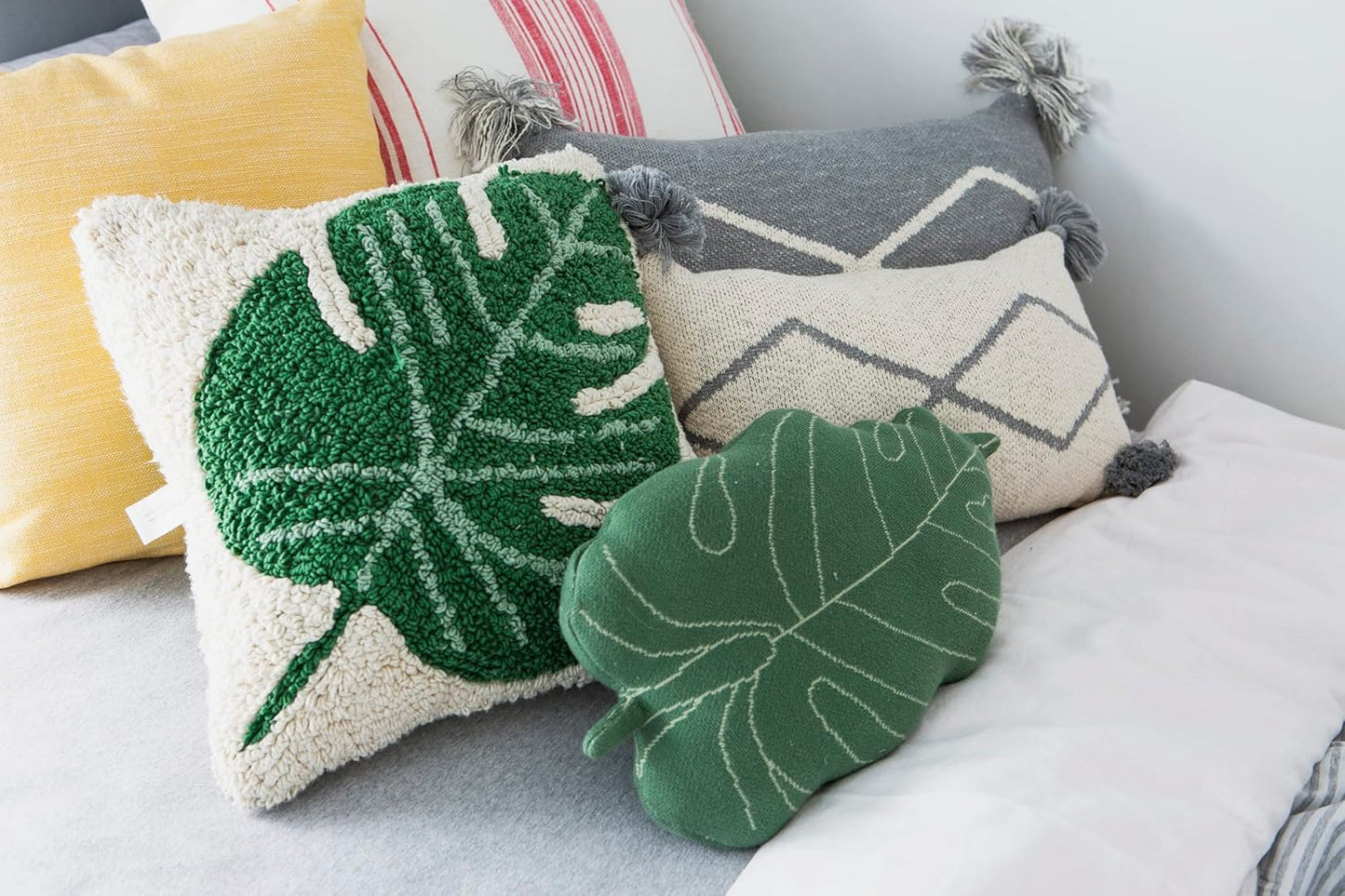 Lorena Canals SC Monstera Washable Cushions