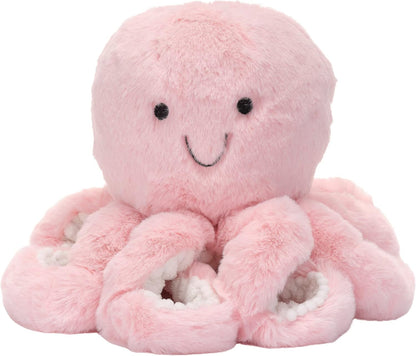 Lambs & Ivy Sea Dreams Pink Plush Octopus Stuffed Animal Toy - Bubbles