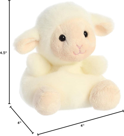 Aurora® Adorable Palm Pals™ Woolly Lamb™ Stuffed Animal - Pocket-Sized Play - Collectable Fun - White 5 Inches