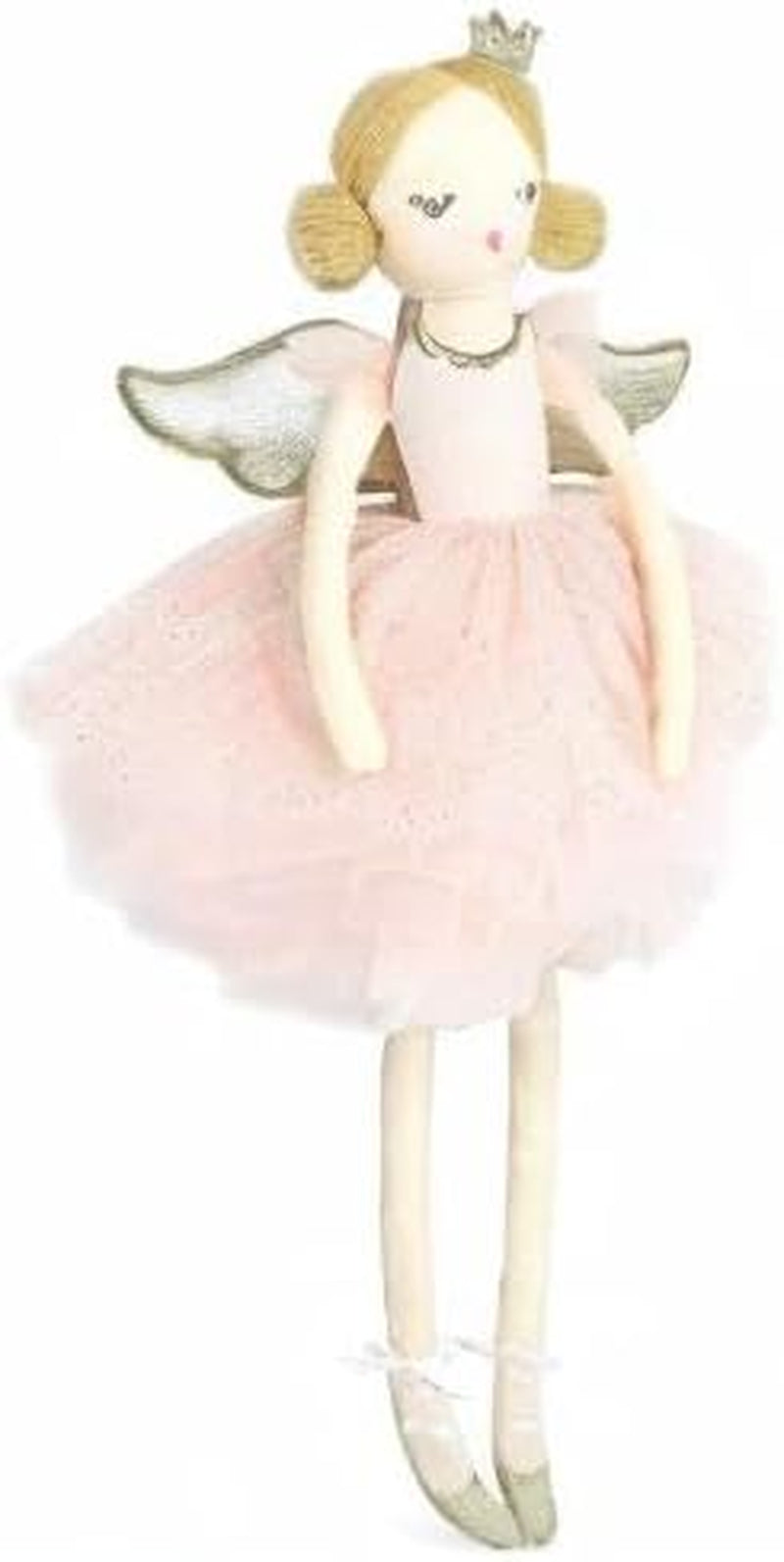 MON AMI Sugar Plum Fairy Doll with Wings– 22”, Soft & Elegant Stuffed Plush Doll, Use as Toy or Room Décor for Kids of All Ages, Great Gift for Christmas