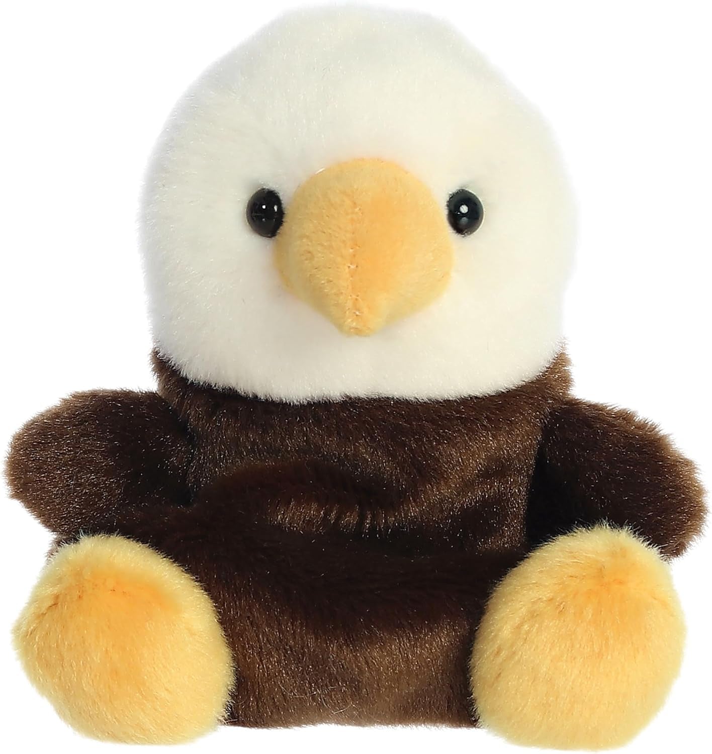 Aurora® Adorable Palm Pals™ Murphy Bald Eagle™ Stuffed Animal - Pocket-Sized Play - Collectable Fun - Brown 5 Inches