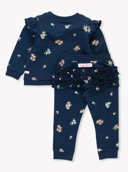 Rufflebutts® Baby/Toddler Girls Jogger Set