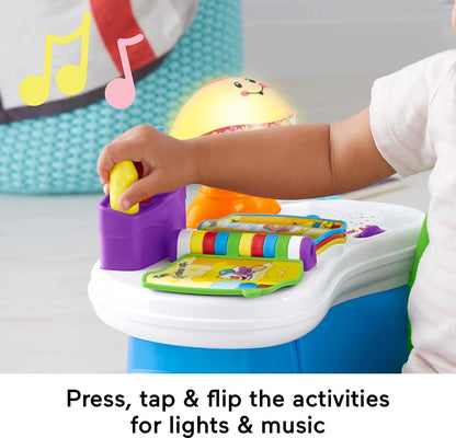 Fisher-Price Toddler Toy Laugh & Learn Song & Story Learning Chair with Music Lights & Activities for Infants Ages 1+ Years (Amazon Exclusive)