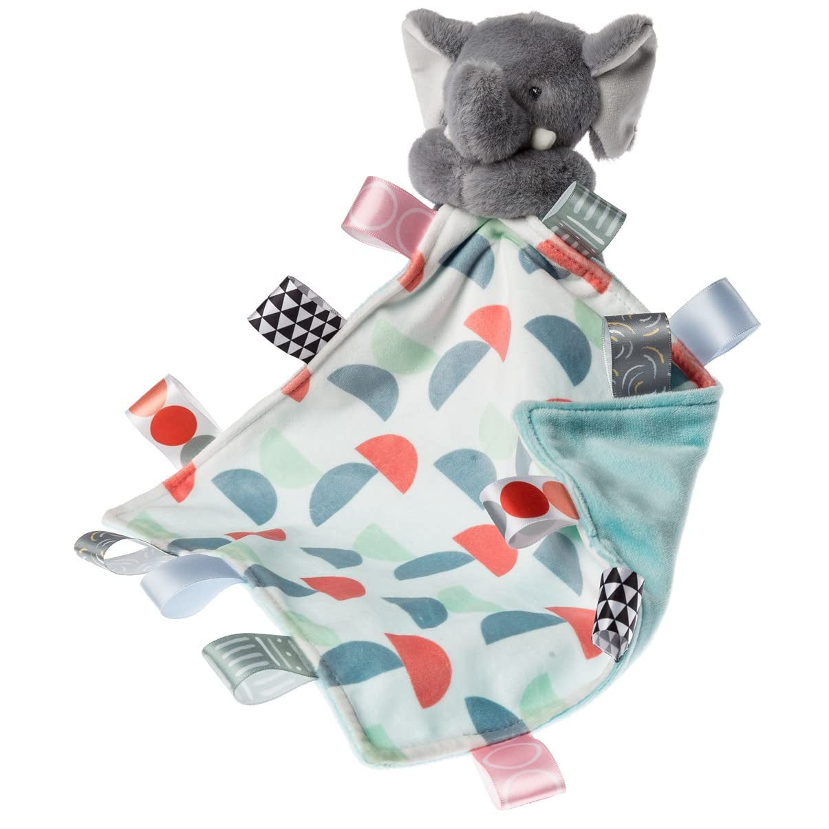 Taggies Cuddlebud Lovey Security Blanket, 9 X 9-Inches, Elephant