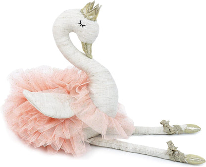 MON AMI Layla the Ballerina Doll | Swan Stuffed Animal | Plush Baby Dolls | 20 Inches, for Little Kids