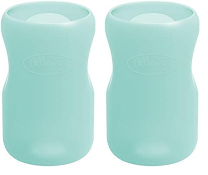 Dr. Brown'S Natural Flow Options+ Glass Baby Bottle Sleeves,100% Silicone,9 Oz,Wide-Neck,Pink