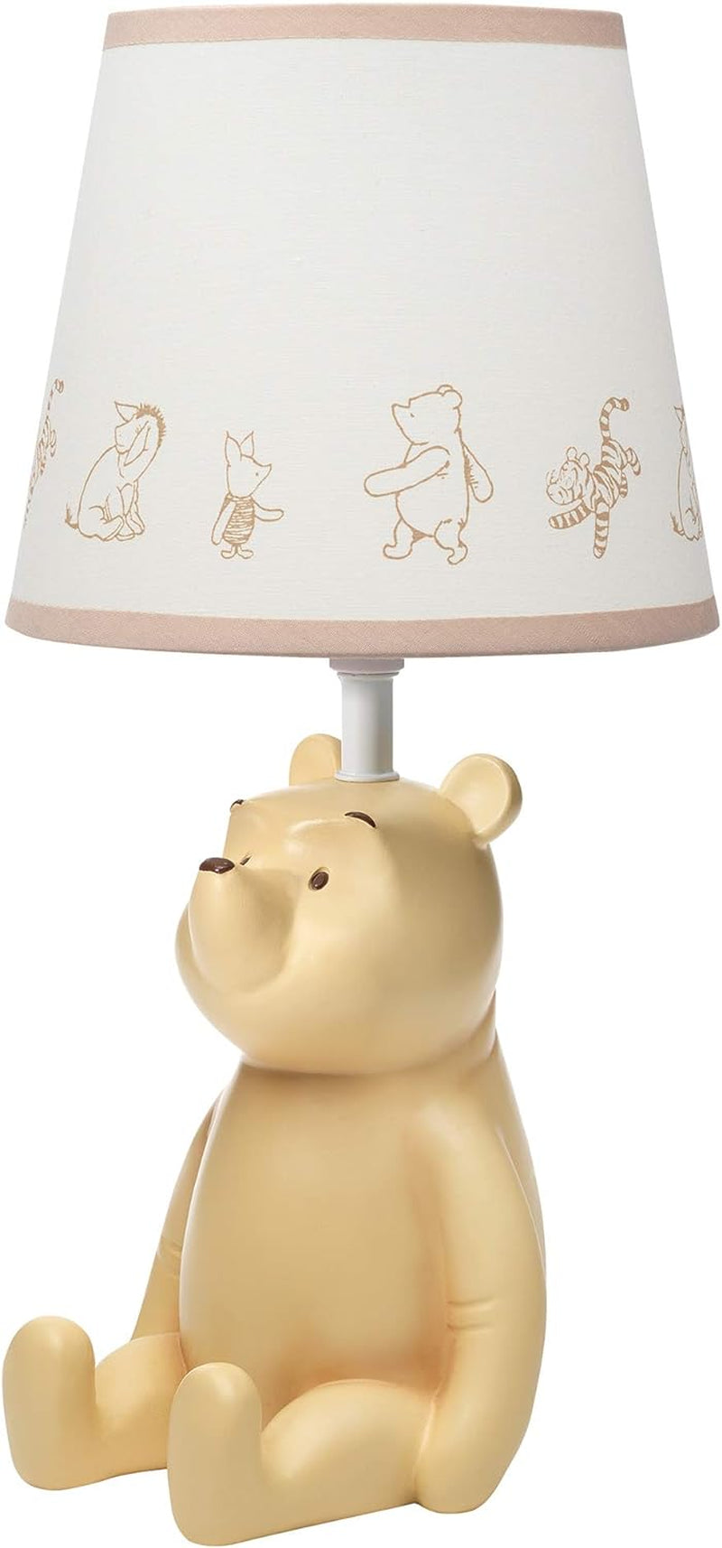 Lambs & Ivy Disney Baby Storytime Pooh 3D Table Lamp with Shade