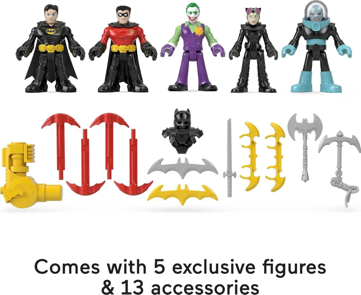 Fisher-Price Imaginext DC Super Friends Batman Toy Super Surround Batcave Playset, Lights Sounds & Phrases for Ages 3+ Years, 33 X 42 Inches​