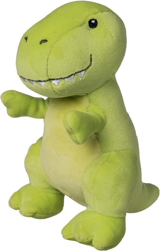 Mary Meyer Stuffed Animal Smootheez Pillow-Soft Toy, 7-Inches, Tails Green T Rex Dinosaur