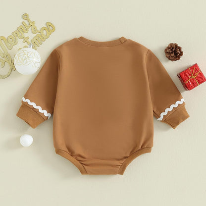 Gender Neutral Newborn Baby Boy Girl Christmas Outfit Xmas Bubble Romper Onesie Toddler Infant Fall Winter Clothes