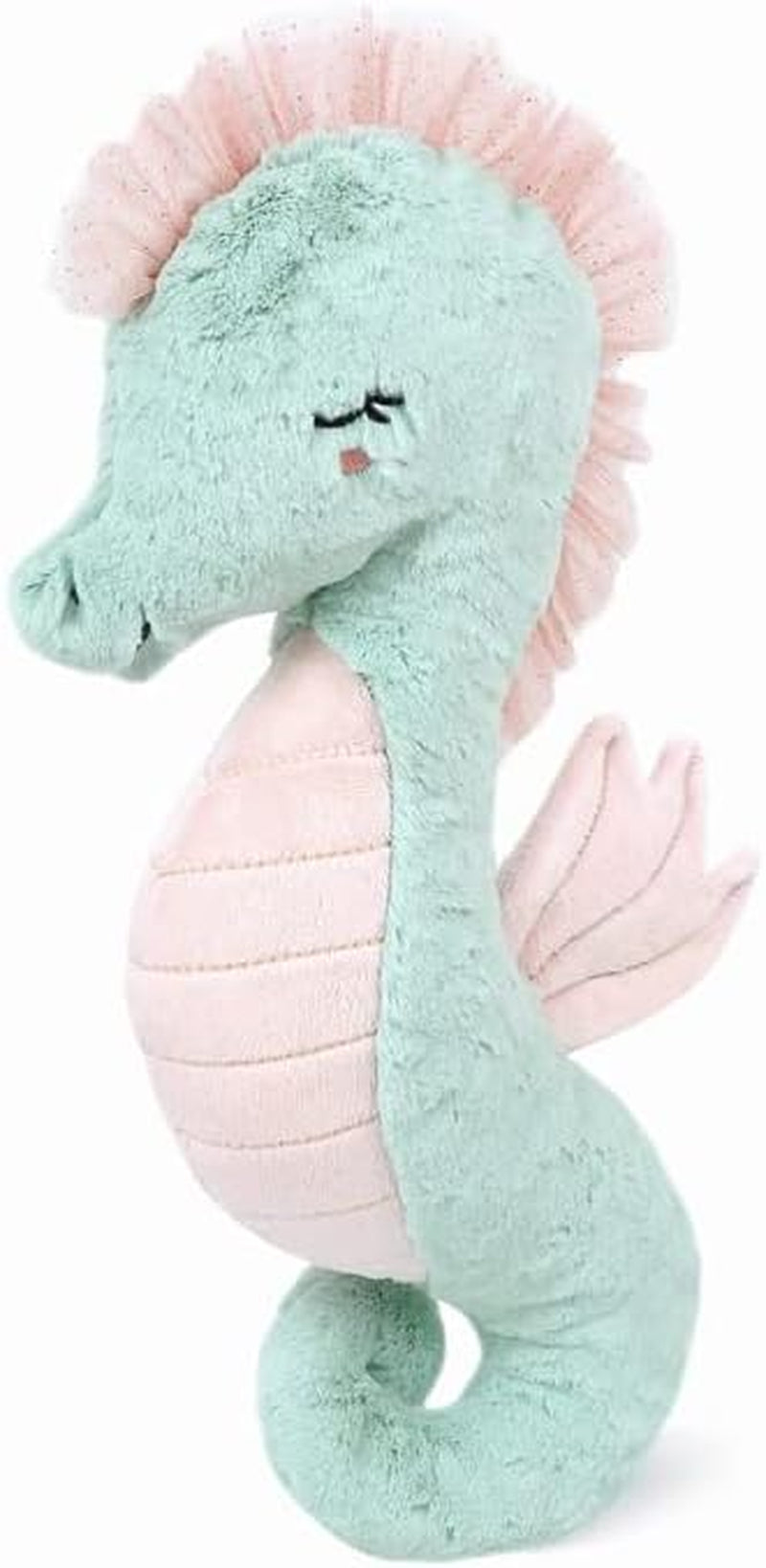 MON AMI Shelley the Seahorse Stuffed Animal, 1 Pc, Green - 18', Use as Toy or Nursery Room Décor, Great Gifts for Kids of All Ages, Ocean Animals