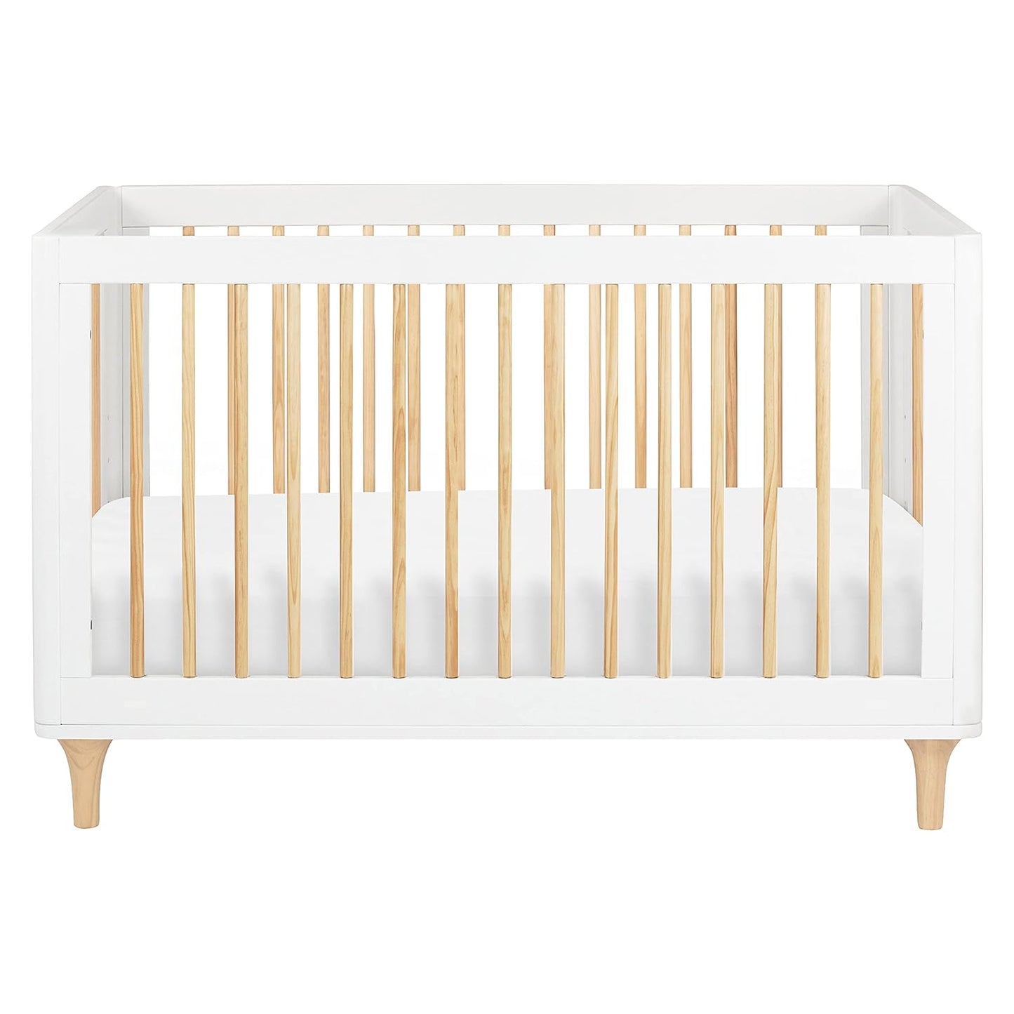 Babyletto Lolly 3-In-1 Convertible Crib with Toddler Bed Conversion Kit in Canyon/Washed Natural, Greenguard Gold Certified