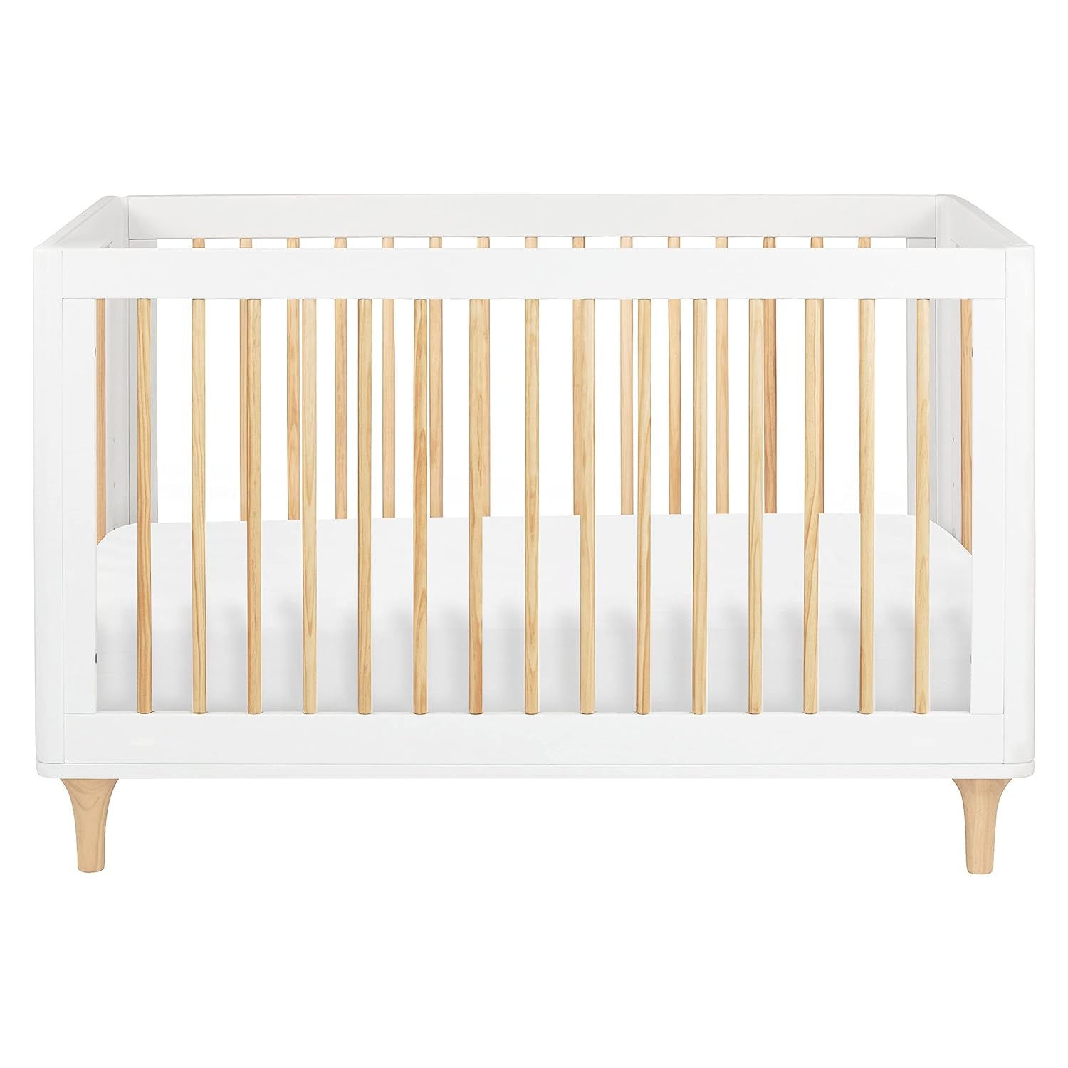 Babyletto Lolly 3-In-1 Convertible Crib with Toddler Bed Conversion Kit in Canyon/Washed Natural, Greenguard Gold Certified