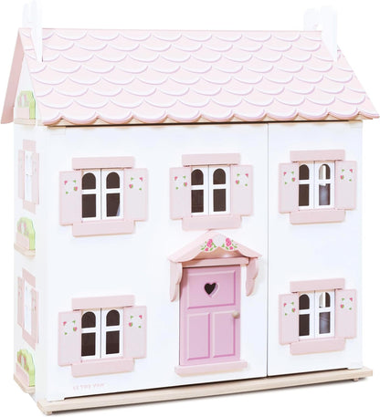 Le Toy Van - Iconic Sophie'S Large Wooden Doll House | Dream House Wooden Dolls House Play Set | Great as a Gift | Suitable for Ages 3+