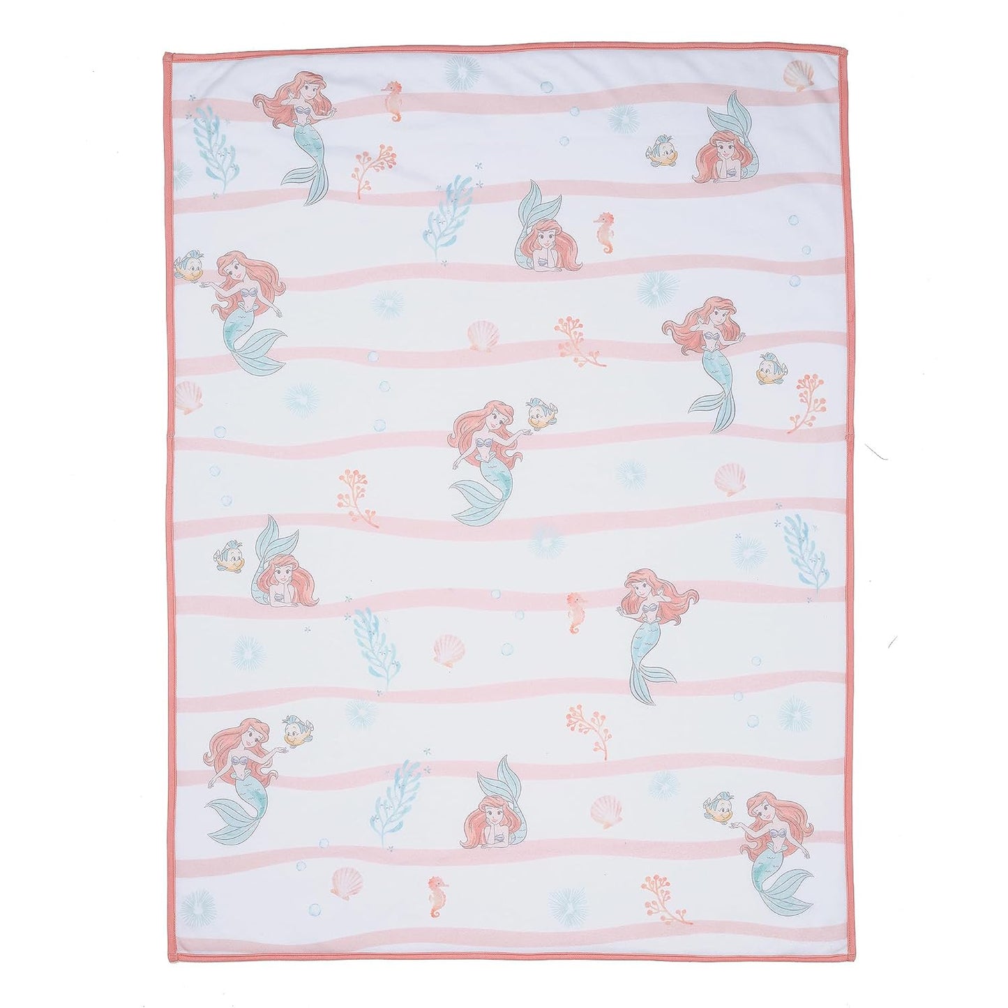 Bedtime Originals Disney Baby the Little Mermaid White Baby Blanket - Ariel