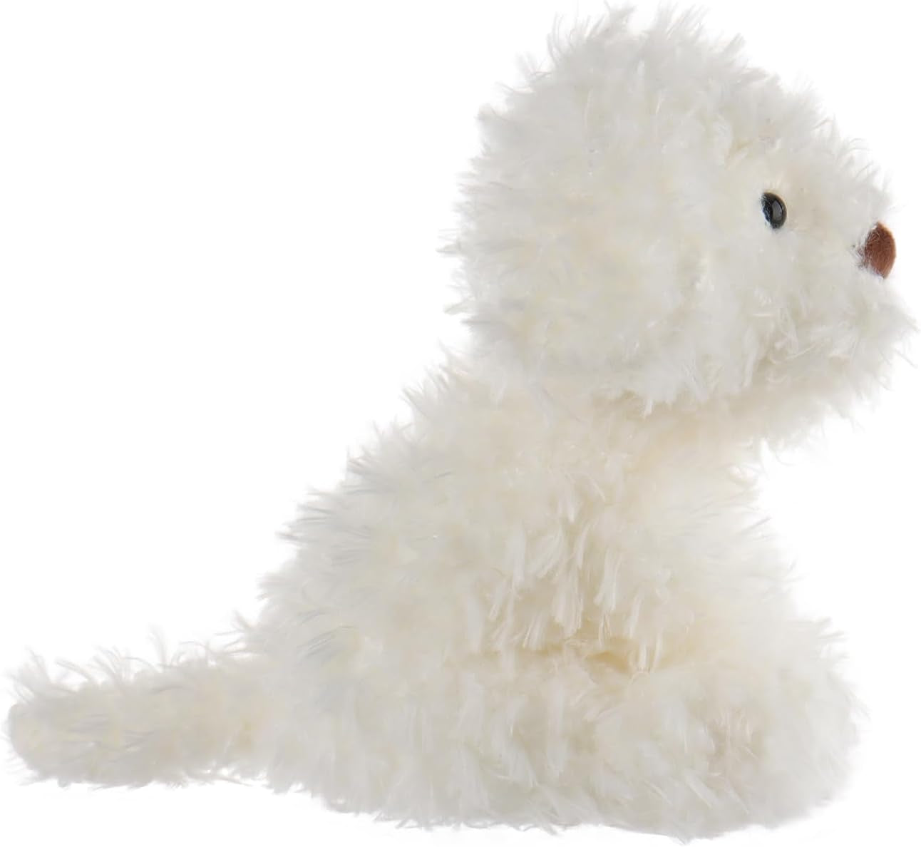 Apricot Lamb Toys Plush White Puppy Dog Stuffed Animal Soft Cuddly Perfect for Child 8 Inches