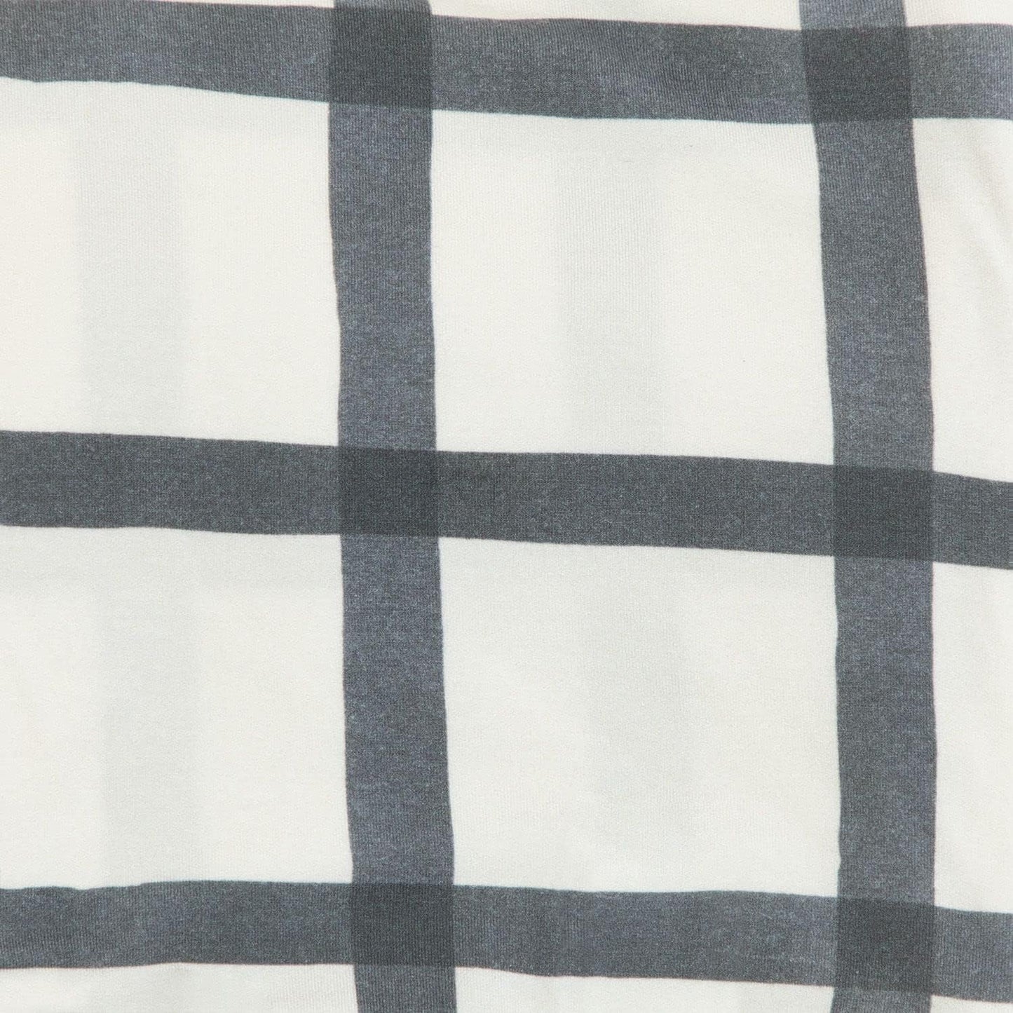 Freshly Picked Swaddle Blanket, One-Size-Fits-All, Indigo Windowpane