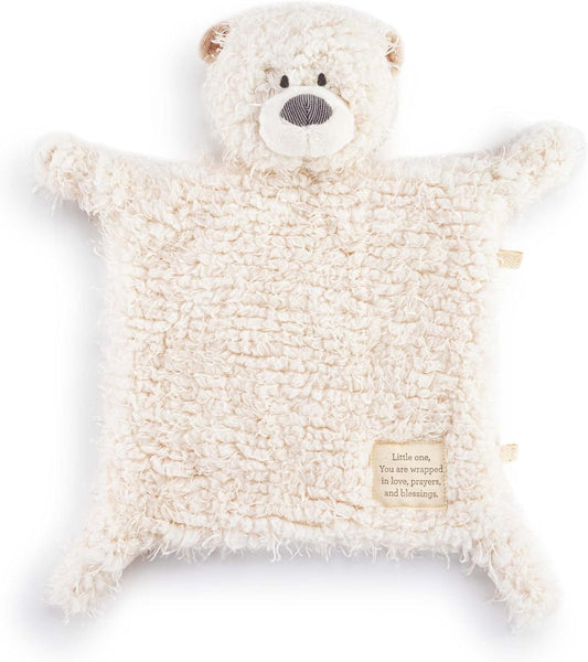 DEMDACO Wrapped in Prayer Cream Color and Brown 12 X 9 Inch Children'S Stuffed Animal Blankie Bear