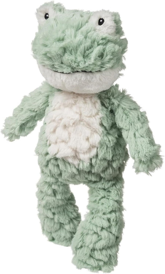 Mary Meyer Putty Nursery Stuffed Animal Soft Toy, 11-Inches, Mint Green Frog