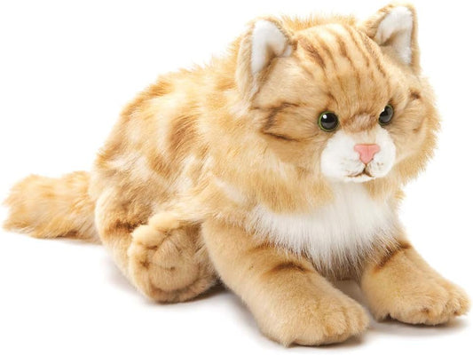 DEMDACO Large Maine Coon Cat Striped Ginger Children'S Plush Stuffed Animal Toy