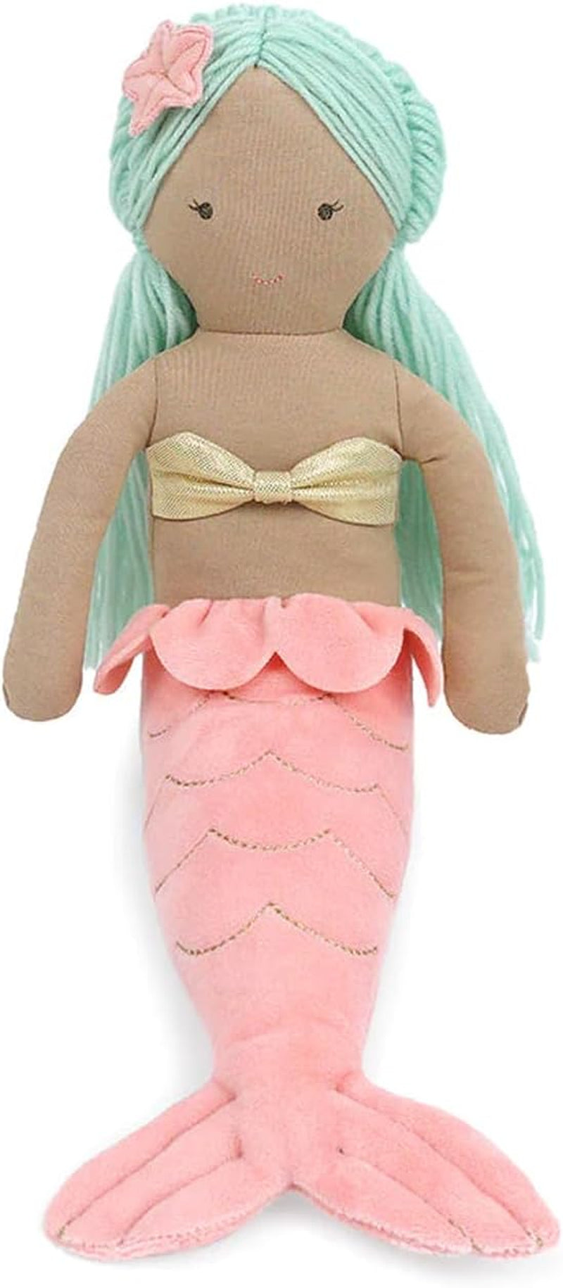 MON AMI Mimi the Mermaid Doll – 18”, Plush Mermaid Gifts for Girls, Use as Toy or Nursery Room Decor, Great Gift for Christmas for Kids of All Ages