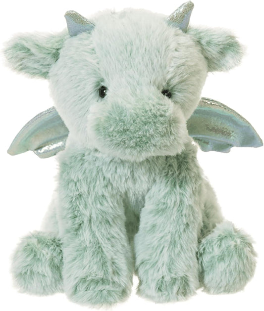 Apricot Lamb Toys Plush Green Plush Dragon Dinosaur Stuffed Animal Soft Cuddly Perfect for Child (Green Plush Dragon, 8 Inches)