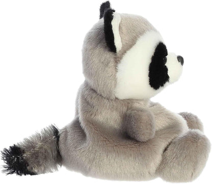 Aurora® Adorable Palm Pals™ Rascal Raccoon™ Stuffed Animal - Pocket-Sized Play - Collectable Fun - Gray 5 Inches