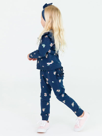 Rufflebutts® Baby/Toddler Girls Jogger Set