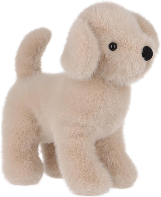 Apricot Lamb Toys Plush Cream Charming Labrador Puppy Dog Stuffed Animal Soft Cuddly Perfect for Kids 9.1 Inches