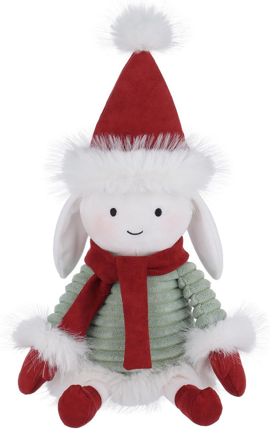 Apricot Lamb Christmas Toys Plush Winter Fairy Girl Stuffed Animal Soft Cuddly Perfect for Child 9Inches