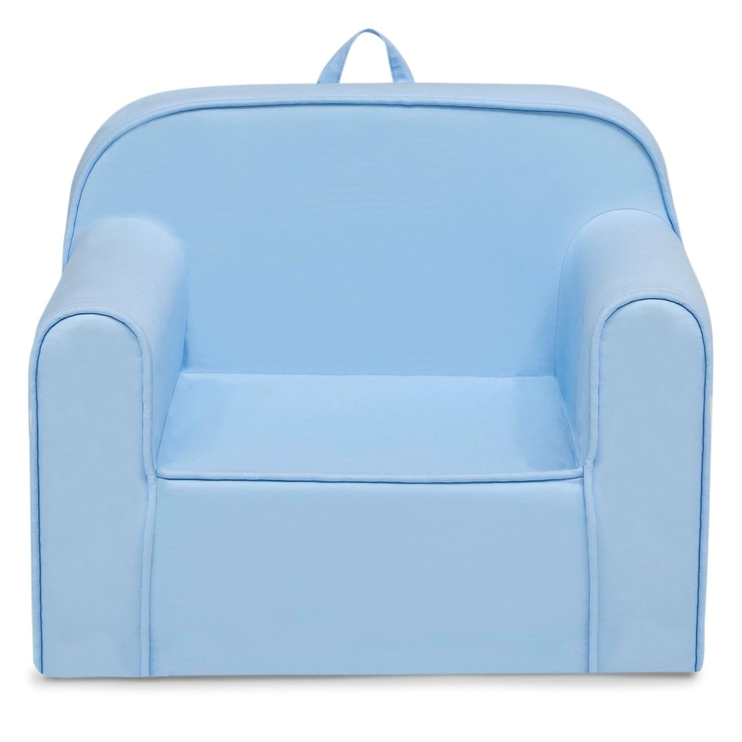 Delta Children Cozee Chair -Foam Kids Chair for Ages 18 Months and Up, Powder Blue