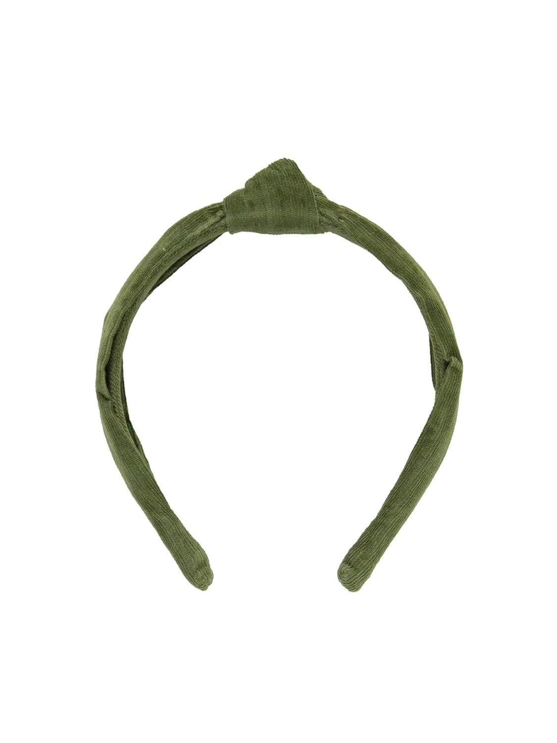 Rufflebutts Dusty Olive Knotted Headband - One Size