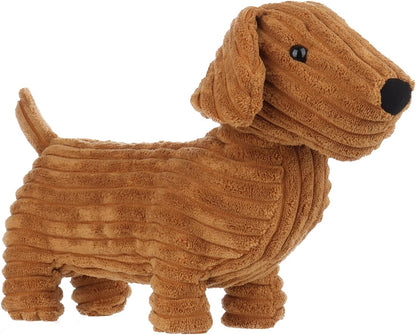 Apricot Lamb Toys Plush Clare Dachshund Dog Stuffed Animal Soft Cuddly Perfect for Child (Coffee Dachshund, 14 Inches)