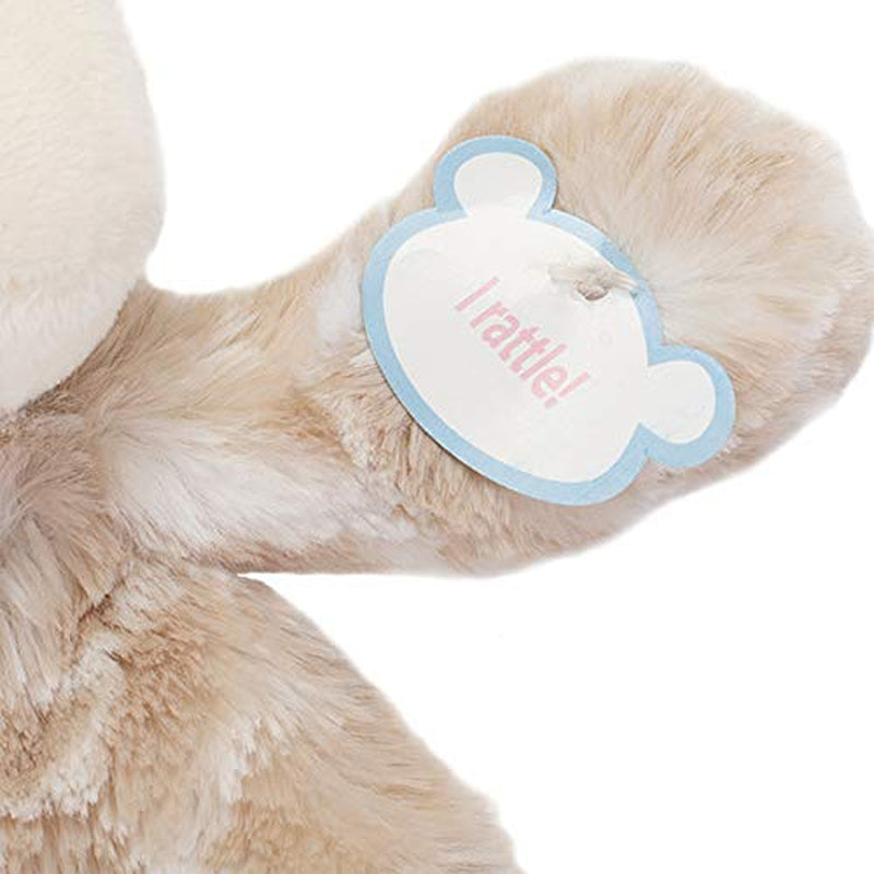 DEMDACO Sadie Giraffe Pale Pink Children'S Plush Rattle Blankie