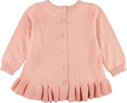 Rufflebutts Baby/Toddler Girls Ruffle Long Sleeve Pullover Sweater