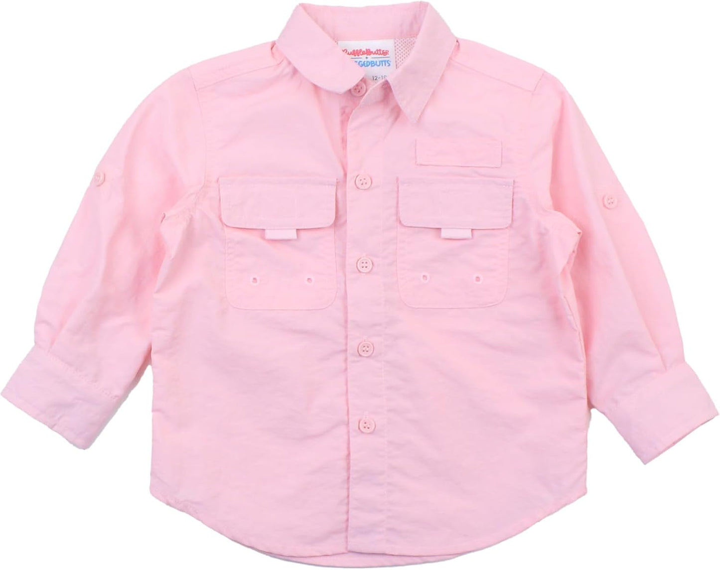 RUGGEDBUTTS Baby/Toddler Boys Sun Protective Button down Shirt