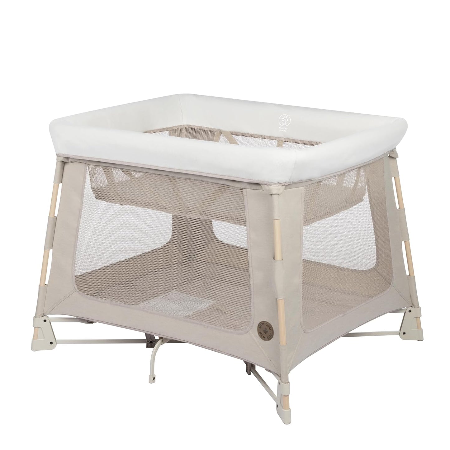 Maxi-Cosi Swift Play Yard with Mat, Bassinet & Kori 2-In-1 Rocker - Portable Baby Playpen with Ecocare Fabric