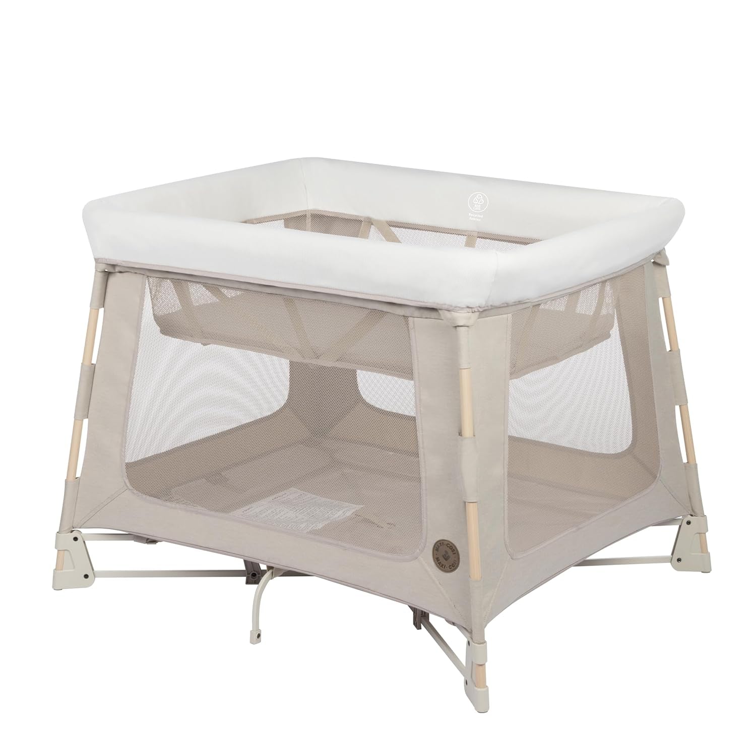 Maxi-Cosi Swift Play Yard with Mat, Bassinet & Kori 2-In-1 Rocker - Portable Baby Playpen with Ecocare Fabric