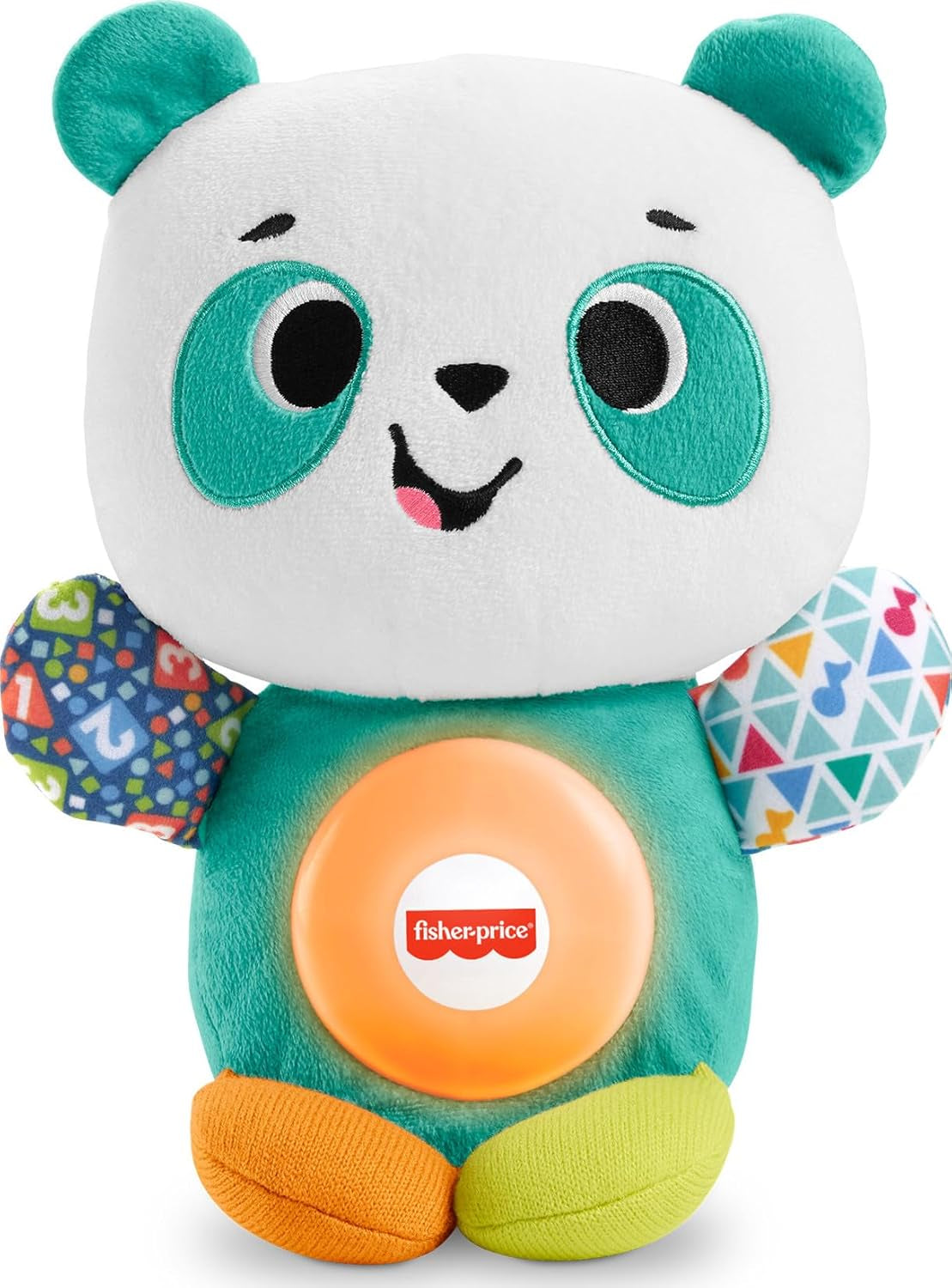 Fisher-Price Baby Learning Toy Linkimals Play Together Panda Plush for Ages 9+ Months, Compatible Only with Linkimals Items