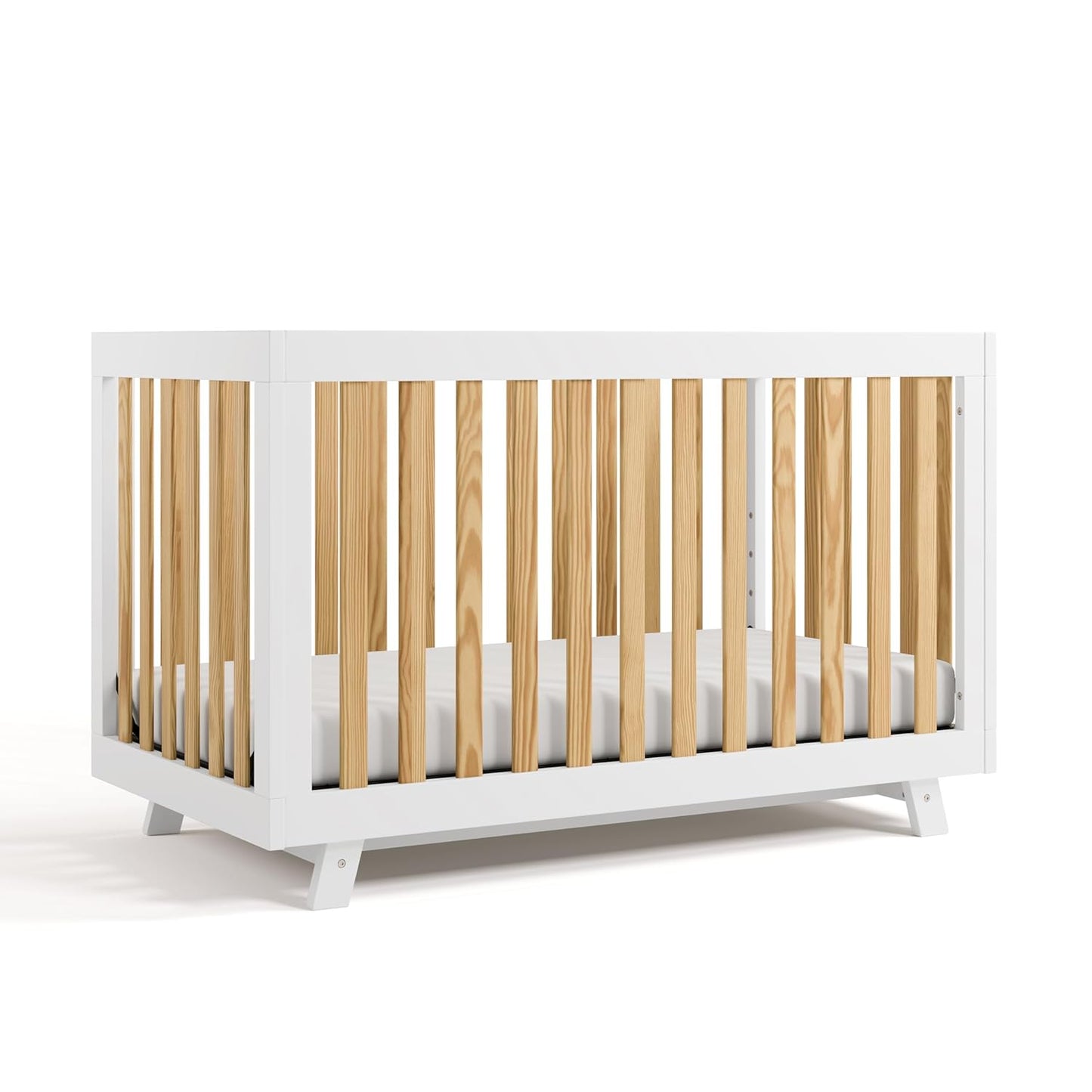 Storkcraft Beckett Convertible Crib (Black) – Converts from Baby Crib to Toddler Bed and Daybed, Fits Standard Full-Size Crib Mattress, Adjustable Mattress Support Base