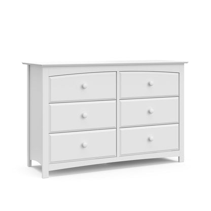 Storkcraft Kenton 5 Drawer Dresser (White) for Kids Bedroom, Nursery Dresser Organizer, Chest of Drawers with 5 Drawers, Universal Design for Children’S Bedroom