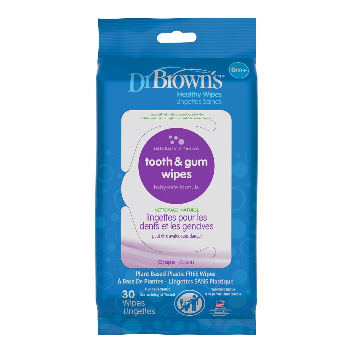 Dr. Brown'S Tooth and Gum Wipes, 30 Count