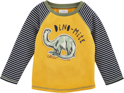 Mud Pie Baby Boys Tee, Dino Mite