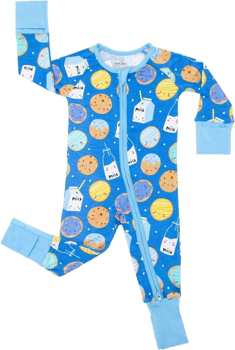 Little Sleepies Zipper Pajamas for Baby Boys & Baby Girls, Toddler Pajamas, Snug Fit, 2-Way Zipper, Viscose from Bamboo