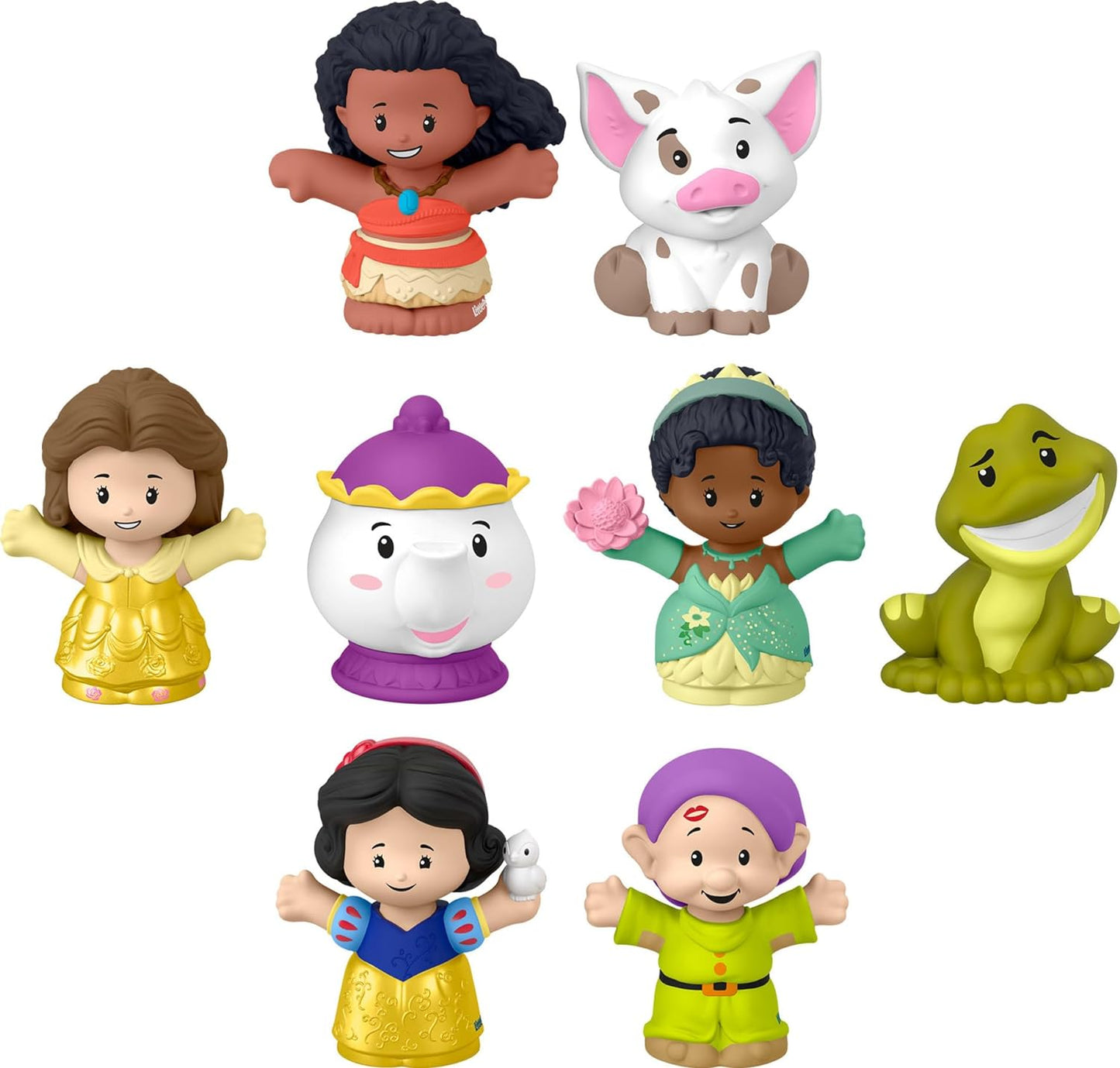 Fisher-Price Little People Toddler Toys Disney Princess Set with 6 Character Figures for Preschool Pretend Play Ages 18+ Months (Amazon Exclusive)