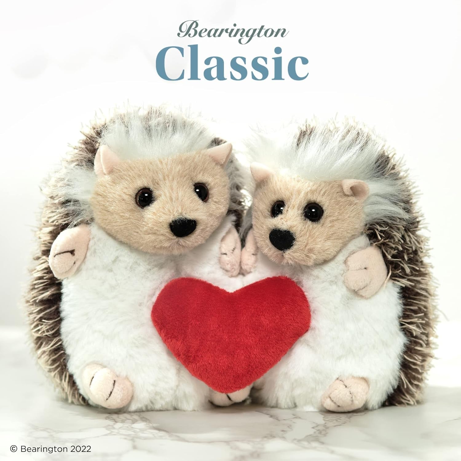 Bearington Lovie & Dovie Valentine'S Stuffed Animal for Kids, 5.5 Inch Hedgehog Plush, Ideal as a Valentine'S Day Gift