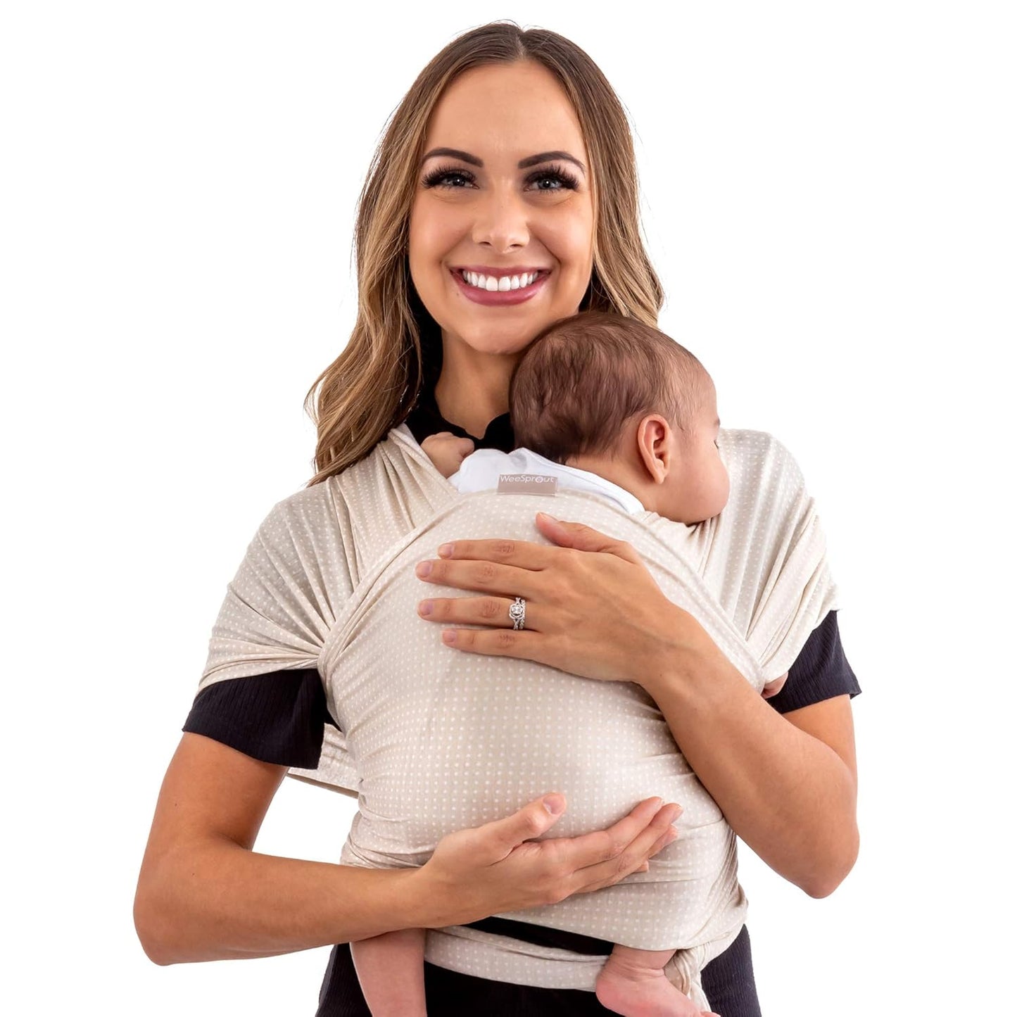 Weesprout Baby Wraps Carrier - Perfect Child Sling for Newborn and Infant, Enhances Bonding, Soft and Breathable, Ideal for Babywearing