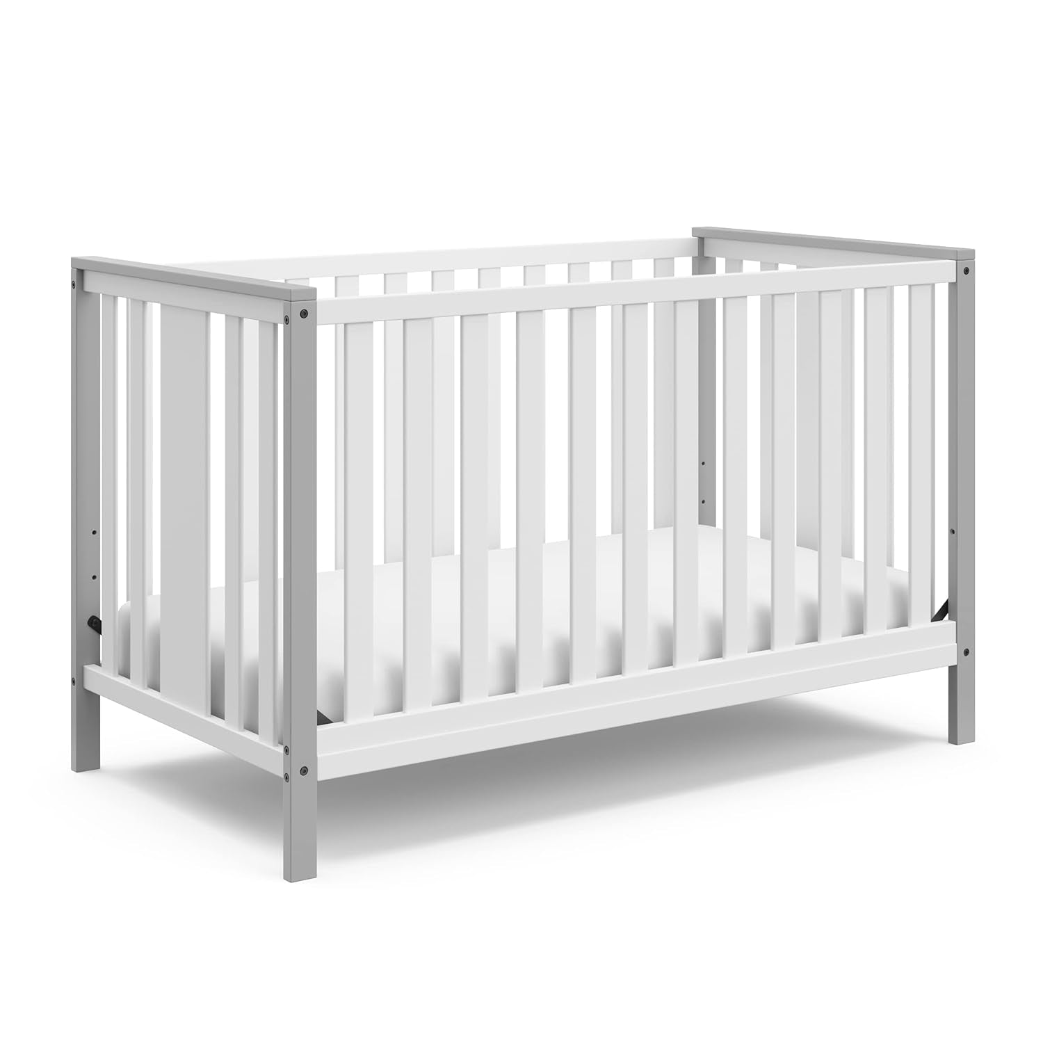 Storkcraft Pacific 5-In-1 Convertible Crib - (Black) – Converts from Baby Crib to Toddler Bed, Daybed and Full-Size Bed, Fits Standard Full-Size Crib Mattress, Adjustable Mattress Support Base