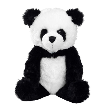 Lambs & Ivy Wild Life Black/White Plush Panda Bear Stuffed Animal Toy - Lucky